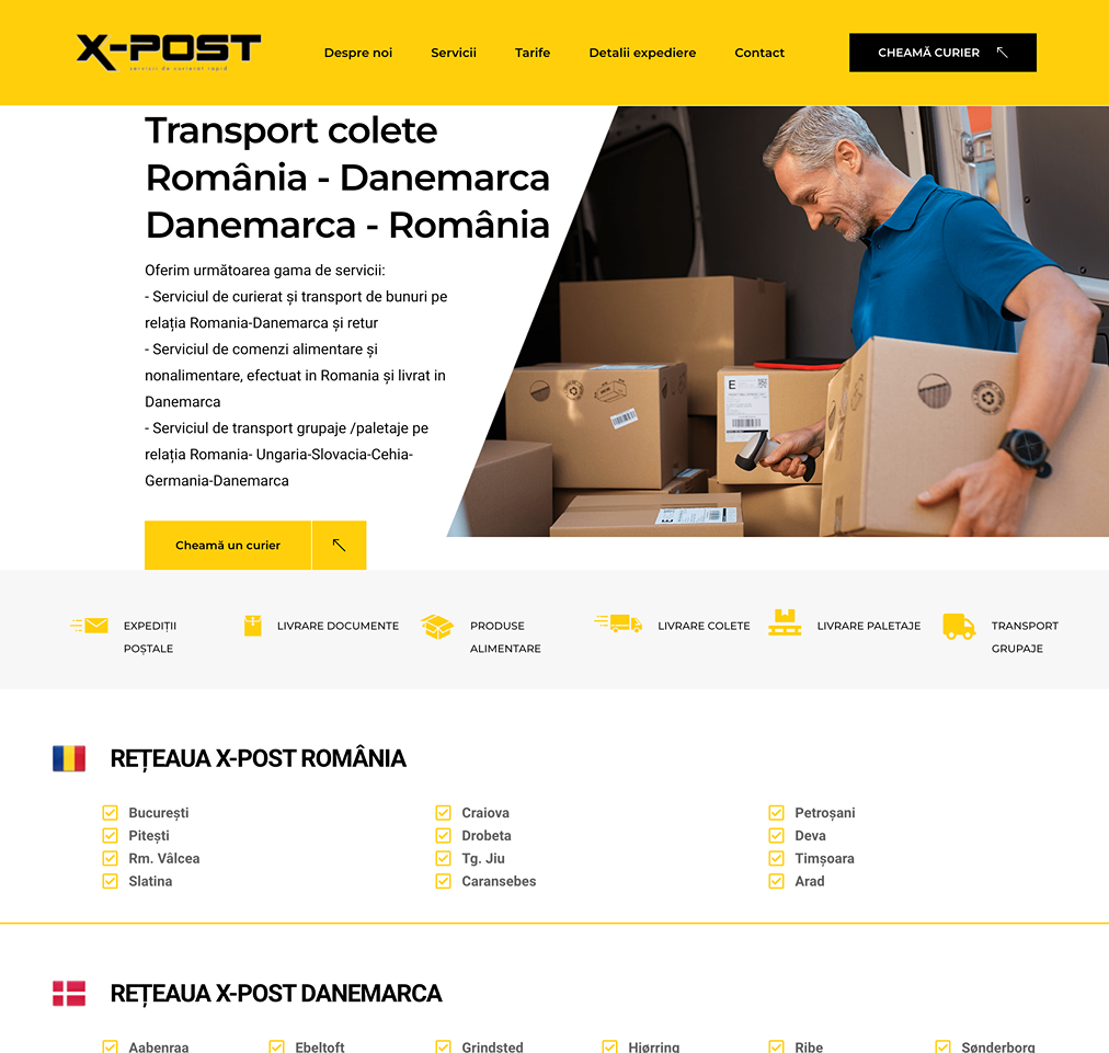 X Post Curier – X Post este o companie de curierat infiintata cu scopul declarat de a va asigura Dvs clientilor nostri intreaga gama de servicii postale in regim de curierat
